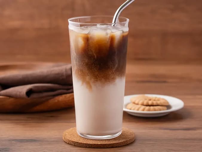 米糀ミルクのカフェラテ