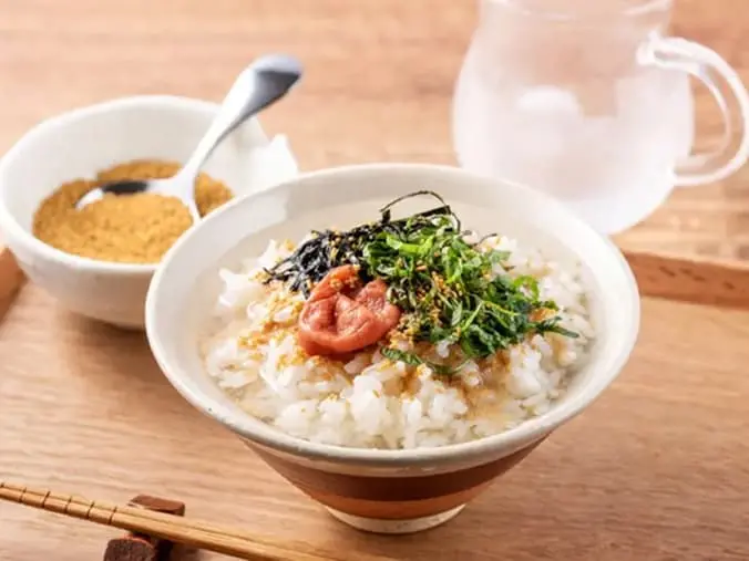 梅冷やしみそ茶漬け