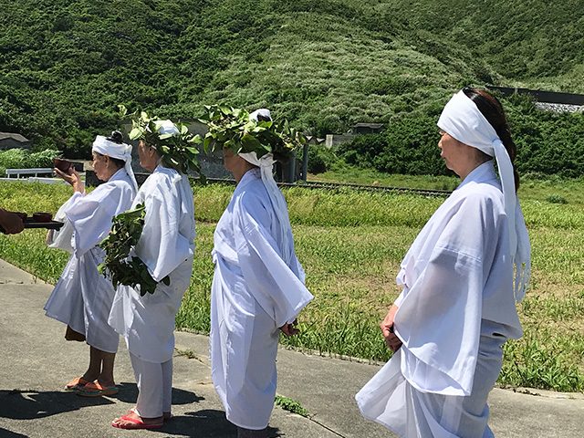 渡名喜島シマノーシ 神迎え