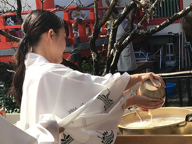 和歌山県加太淡嶋神社の甘酒祭