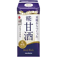 プラス糀 糀甘酒LL 糀リッチ粒 165ml