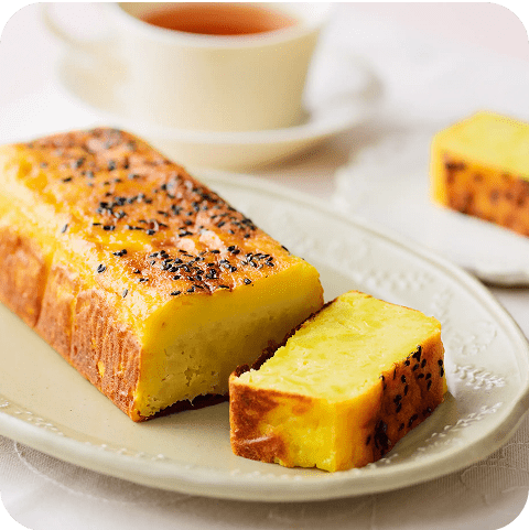 糀甘酒×さつまいもチーズケーキ