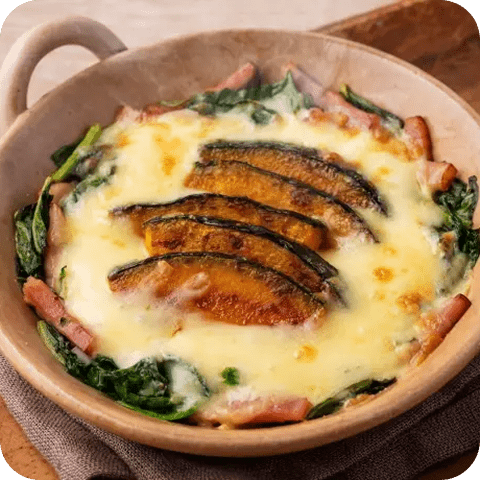 糀美人×みそクリームグラタン