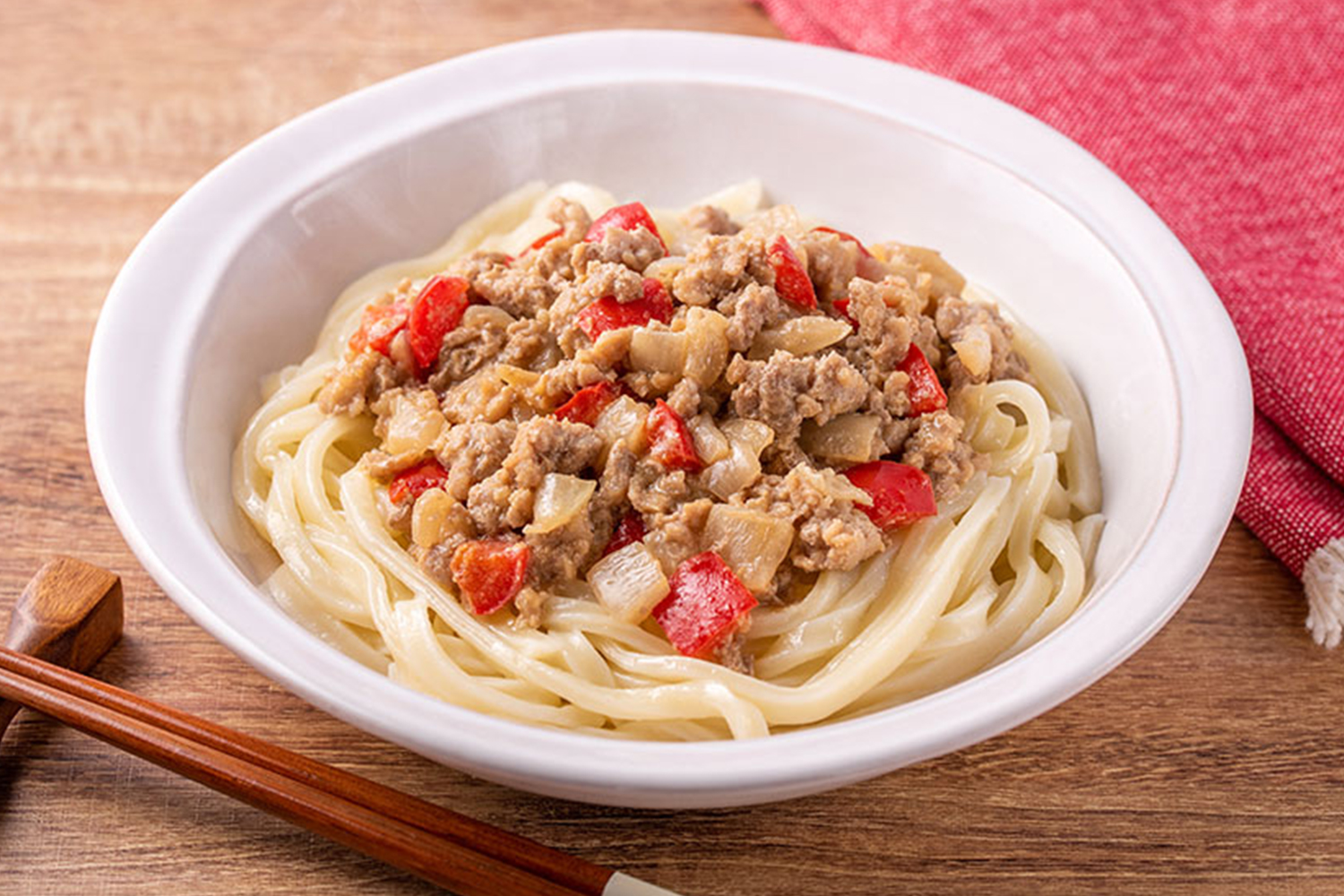 冷凍肉みそうどん