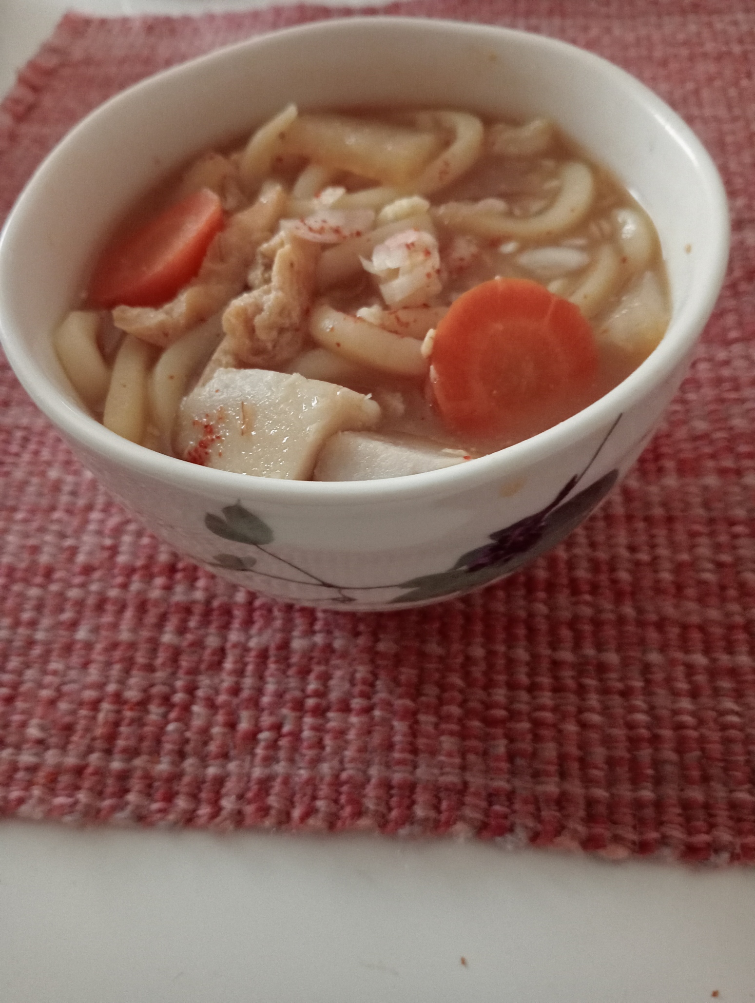 タニタ食堂の減塩味噌で煮込みうどん