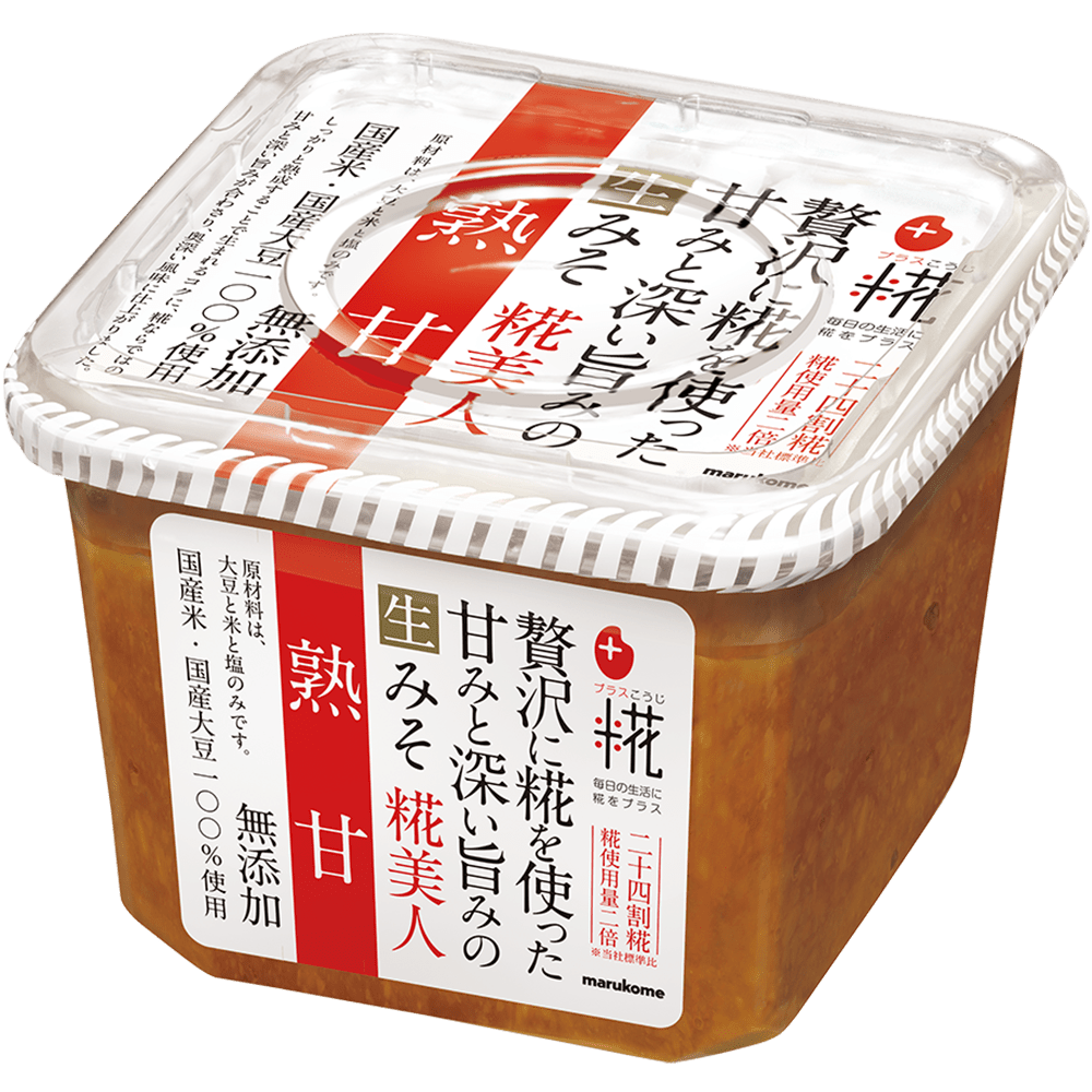 プラス糀 生みそ 糀美人熟甘650g