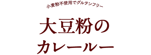 ダイズラボ 大豆粉のカレールー