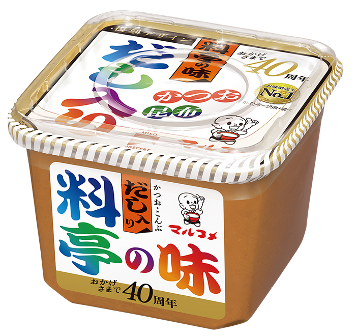 業界に先駆けて発売した、だし入り「料亭の味」40周年復刻デザインを発売します。