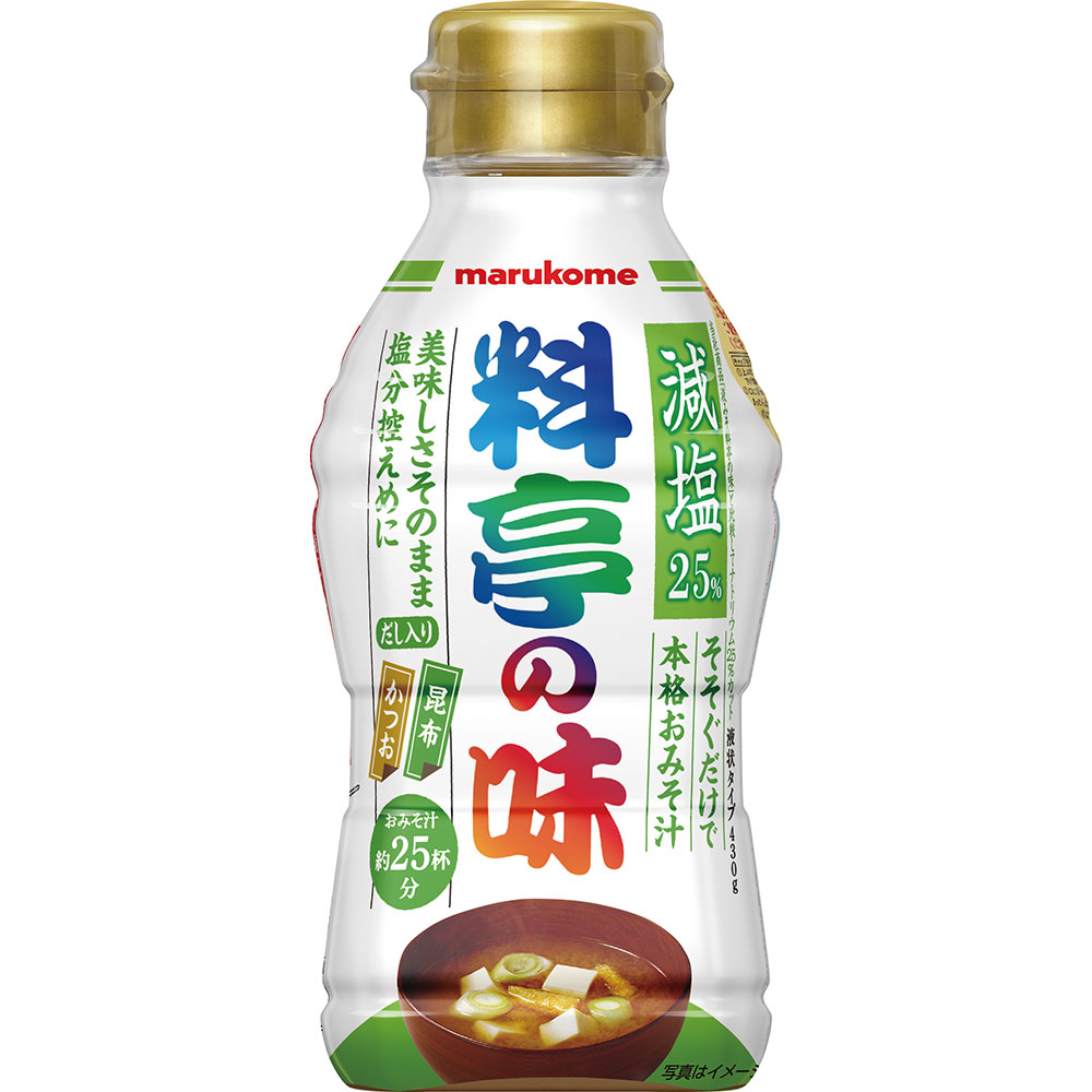 液みそ 料亭の味 減塩｜マルコメ