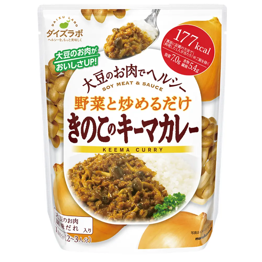 ダイズラボ<br>きのこのキーマカレー