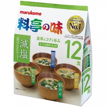 料亭の味みそ汁 減塩 12食