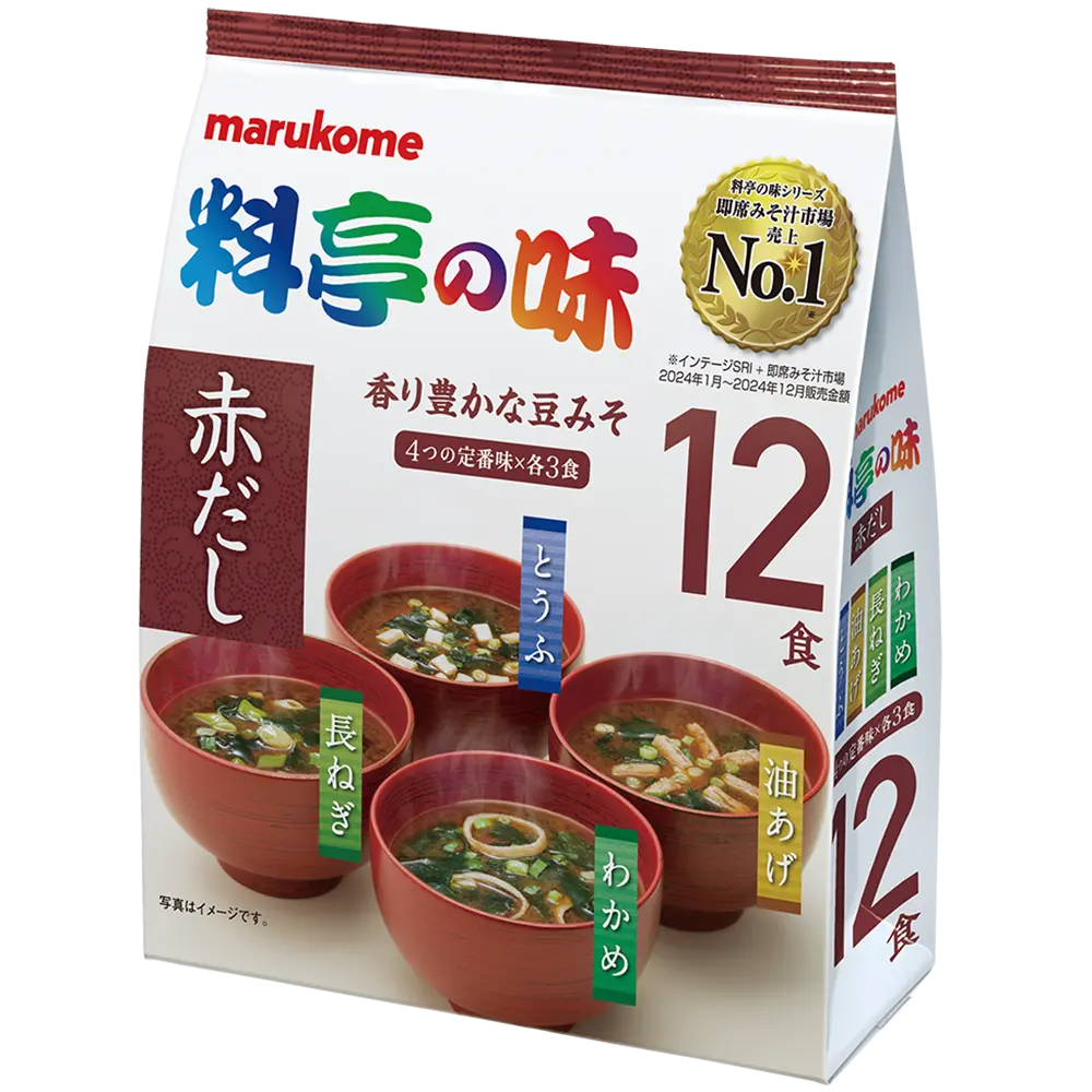 料亭の味みそ汁<br>赤だし 12食