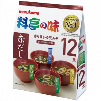 料亭の味みそ汁 赤だし 12食