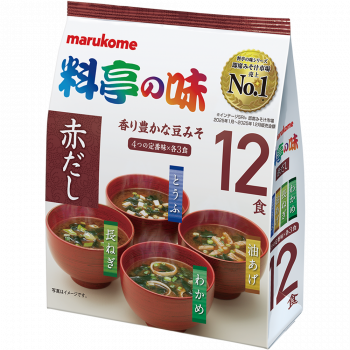 料亭の味みそ汁 赤だし 12食