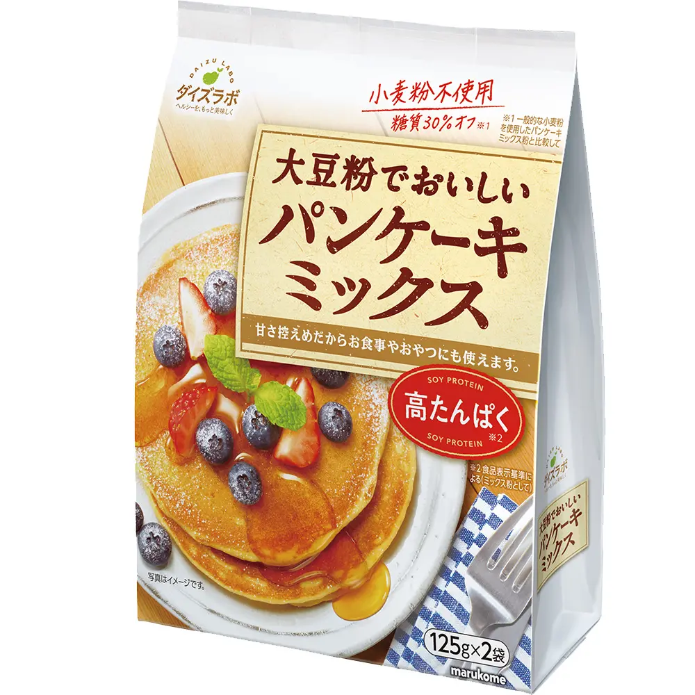 ダイズラボ 大豆粉でおいしいパンケーキミックス