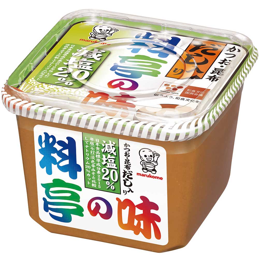 料亭の味 減塩(だし入り)|マルコメ 料亭の味 減塩(だし入り)|マルコメ