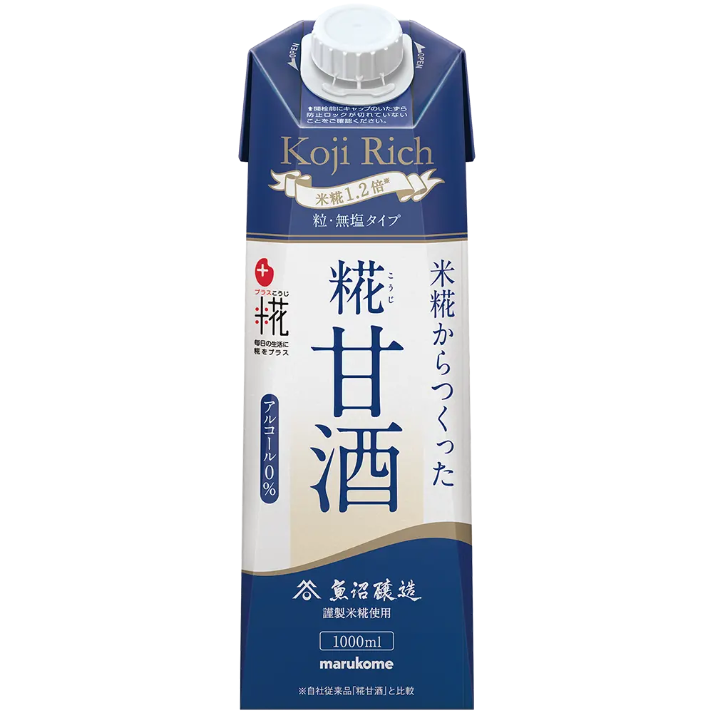 プラス糀 糀甘酒LL<br>糀リッチ粒 1000ml