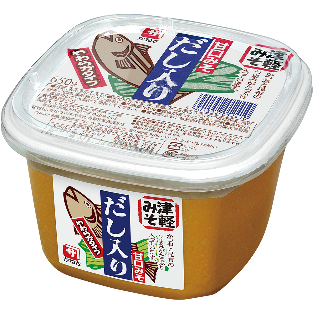 かねさ 甘口みそ だし入り マルコメ