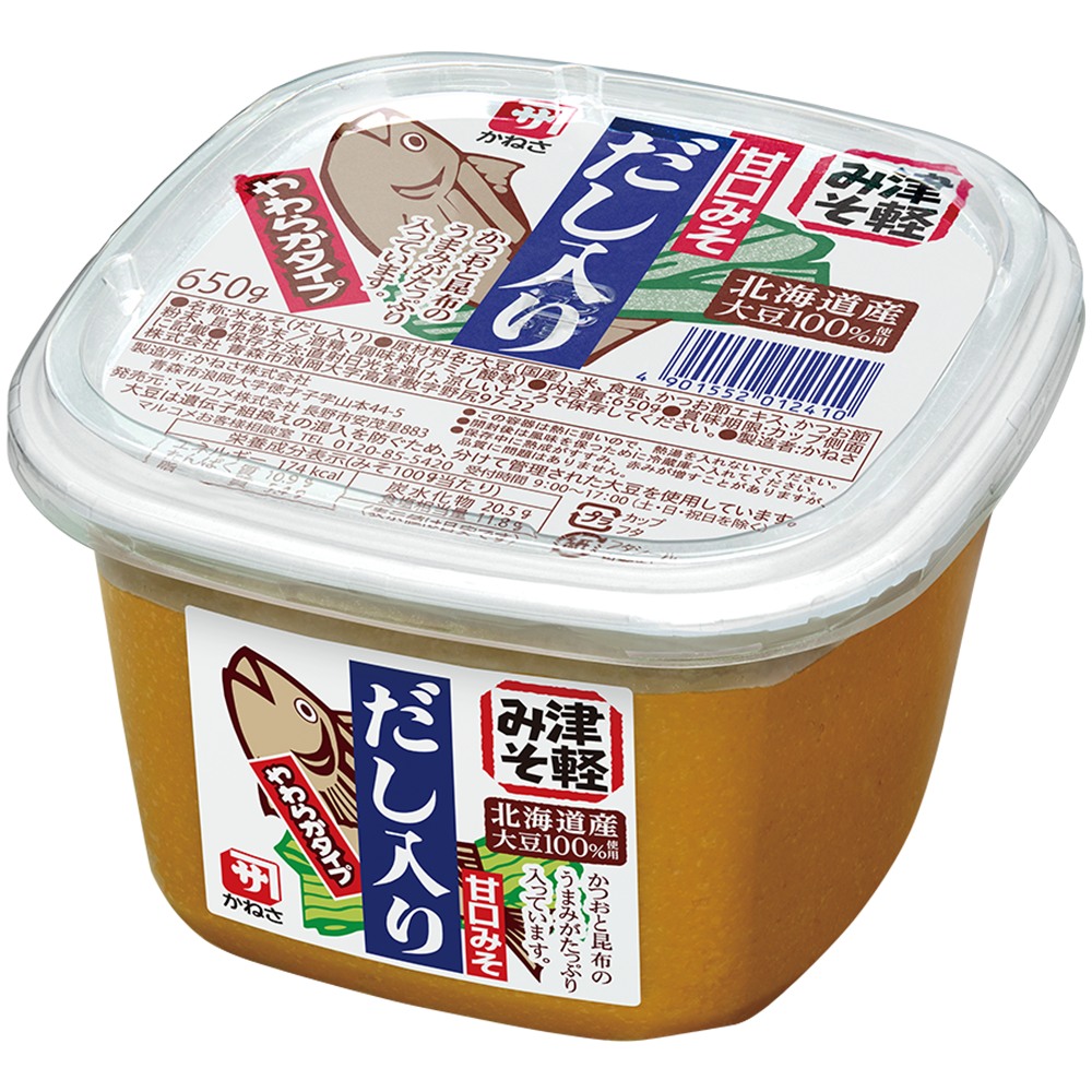 かねさ 甘口みそ だし入り