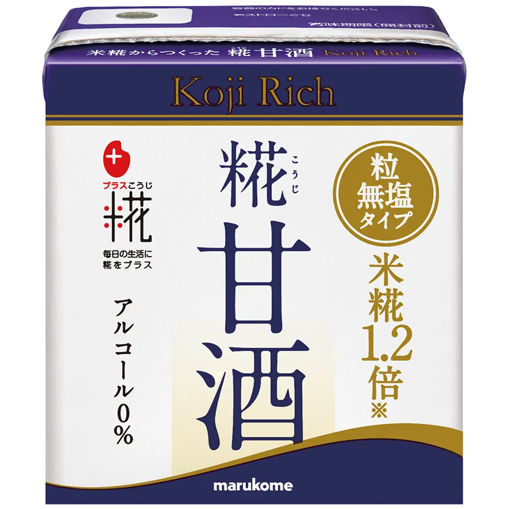 プラス糀 糀甘酒LL リッチ粒 130ml