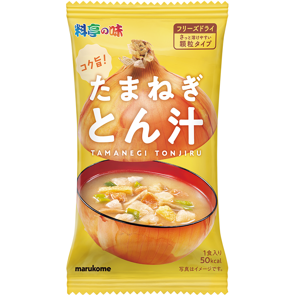 フリーズドライ 顆粒みそ汁 料亭の味たまねぎとん汁
