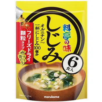 お徳用フリーズドライ顆粒みそ汁 料亭の味しじみ