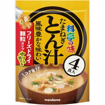 お徳用フリーズドライ顆粒みそ汁 料亭の味たまねぎとん汁