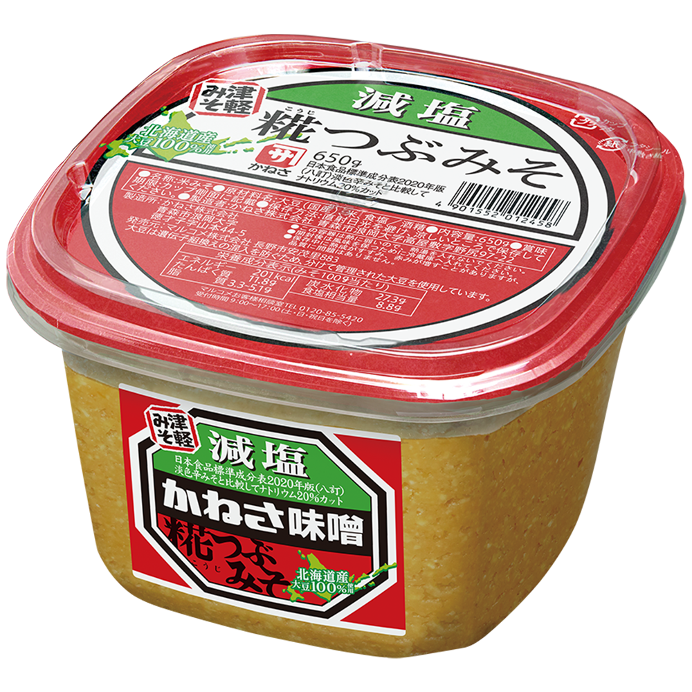 かねさ 糀つぶみそ 減塩