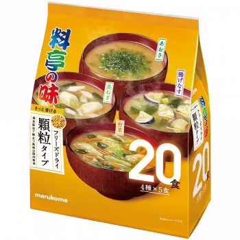 大容量 フリーズドライ顆粒 料亭の味アソート20食