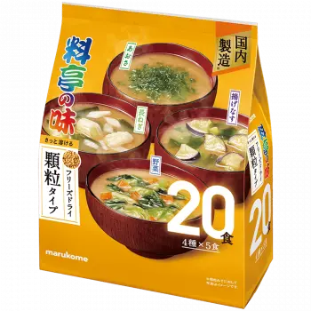 大容量 フリーズドライ顆粒 料亭の味アソート20食