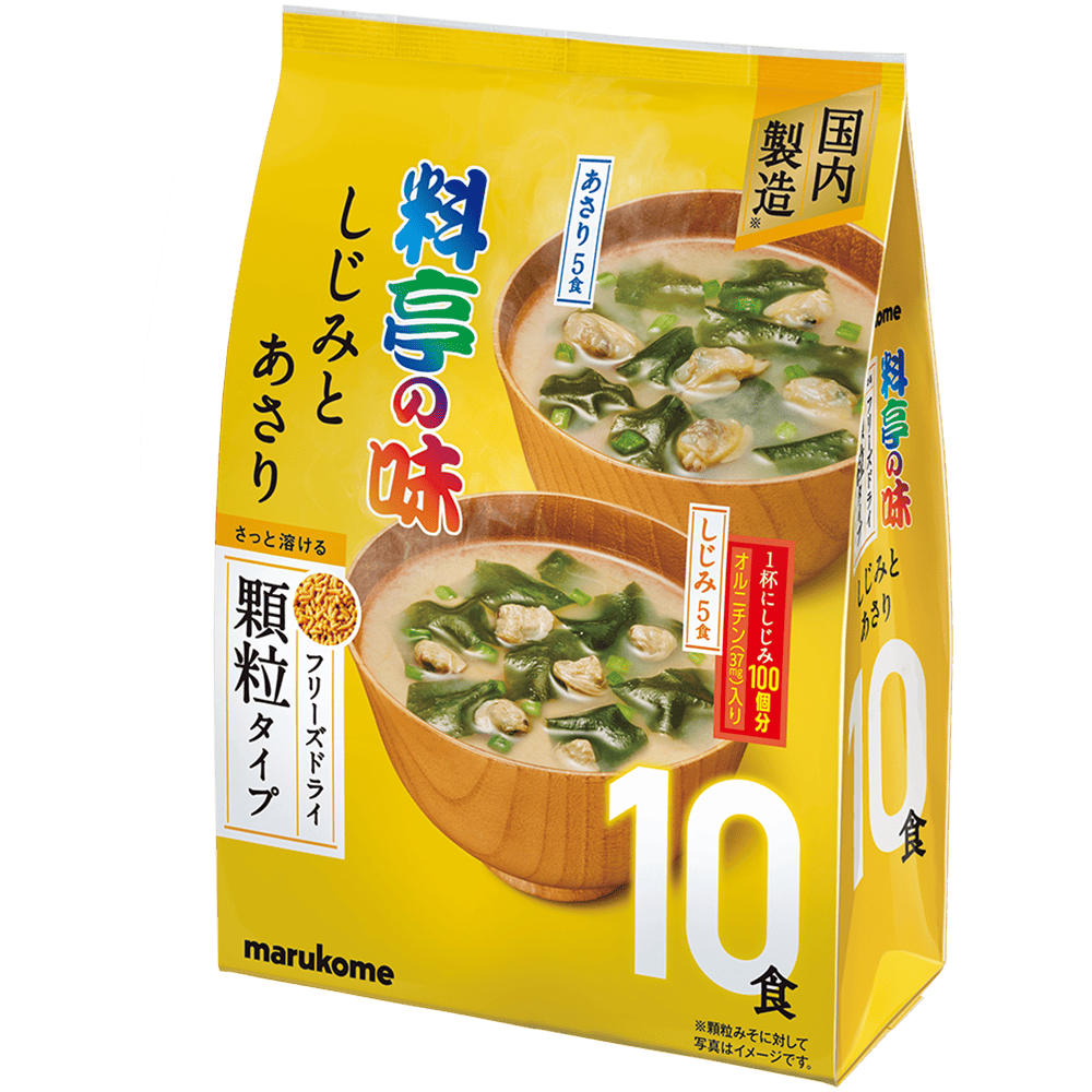 お徳用 フリーズドライ顆粒みそ汁 料亭の味 しじみとあさり