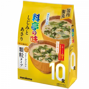 お徳用 フリーズドライ顆粒みそ汁 料亭の味 しじみとあさり