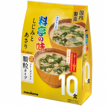 お徳用 フリーズドライ顆粒みそ汁 料亭の味 しじみとあさり