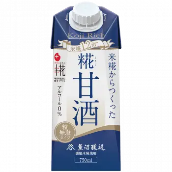 プラス糀 糀甘酒LL 糀リッチ粒 750ml
