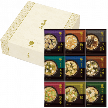 顆粒みそ汁 京懐石 お試しセット 9食
