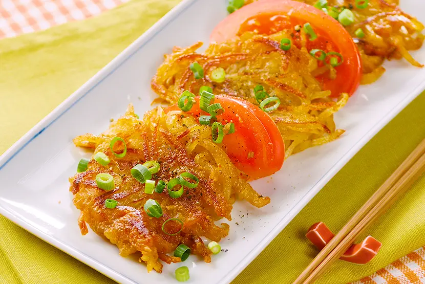 じゃがいものみそ風味ガレット