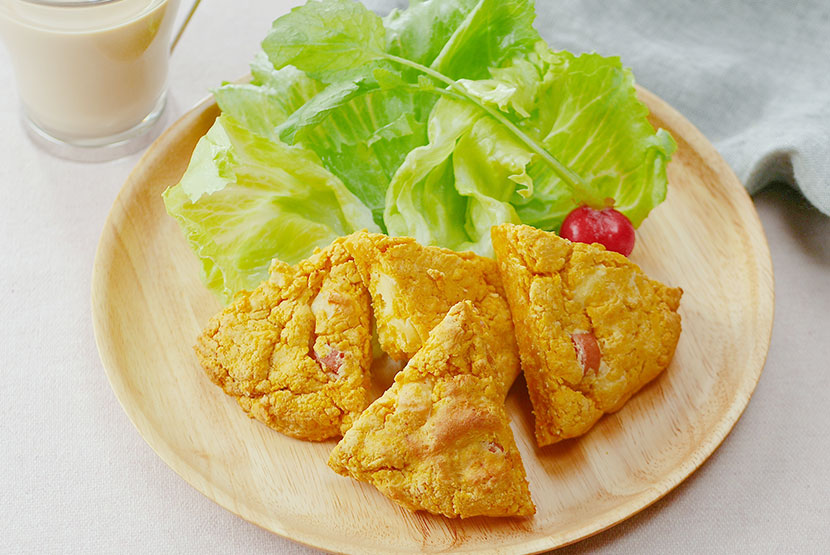 すりおろしにんじん ソーセージのダイズスコーンのレビュー レシピ マルコメ