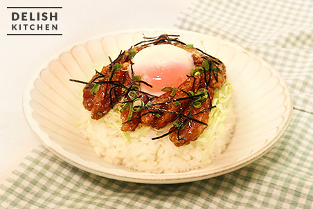 温玉スタミナ丼(大豆のお肉)