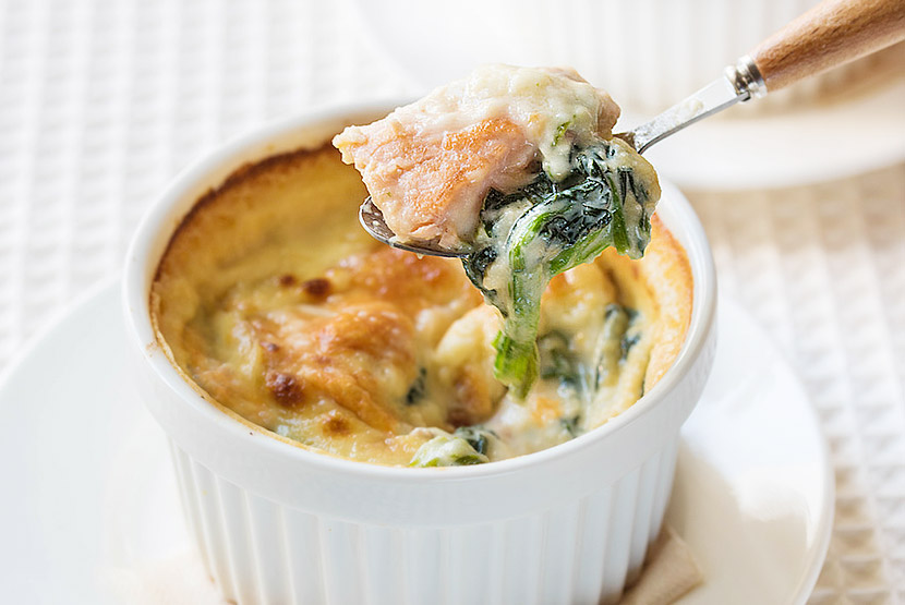 変身ほうれん草グラタン レシピ