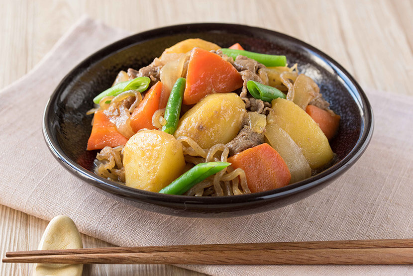 糀甘酒で作る肉じゃが