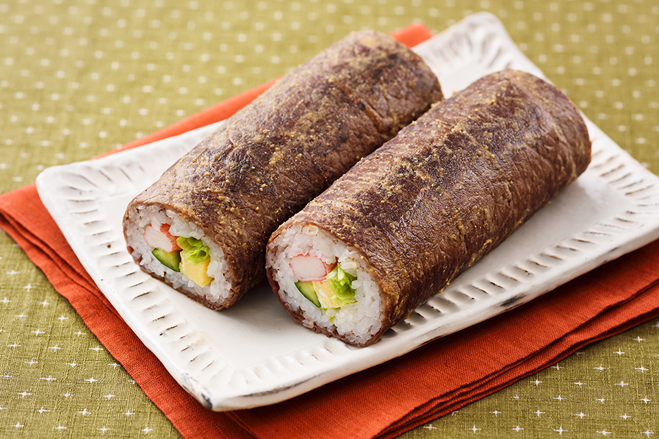 簡単！ガッツリみそ肉巻き恵方