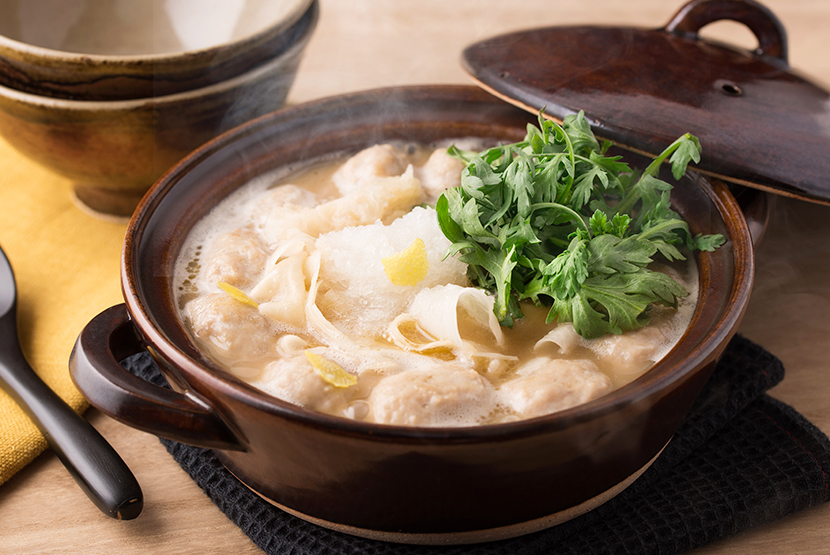 糀甘酒鶏団子のみぞれ鍋