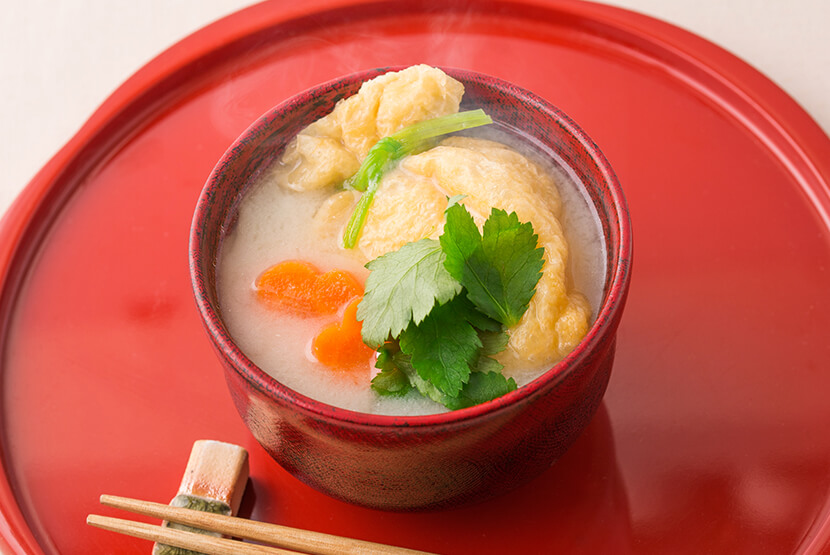 餅巾着入り関西風お雑煮