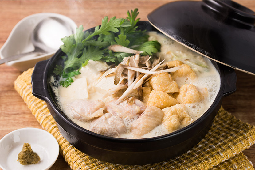 鶏ごぼうの白みそ豆乳鍋 レシピ マルコメ
