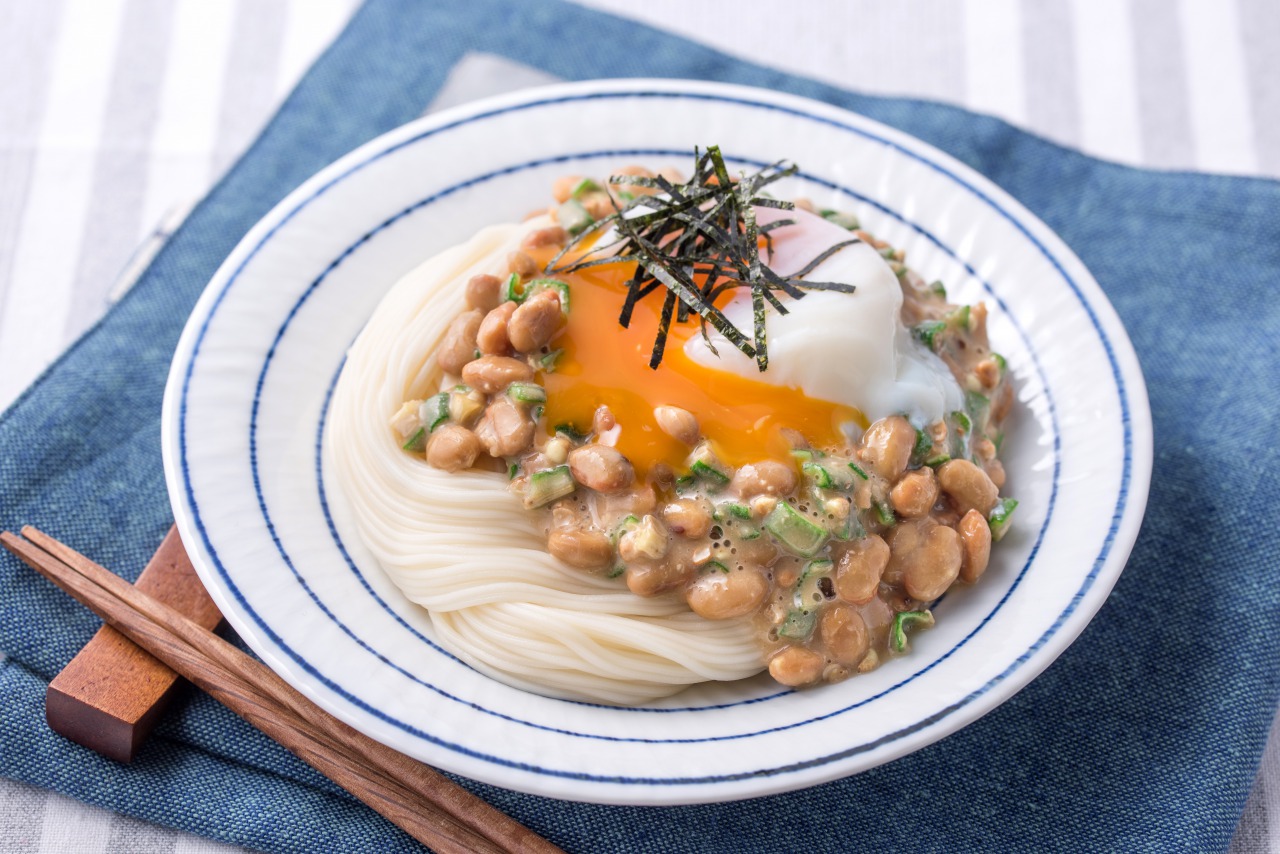 ネバネバ納豆そうめん