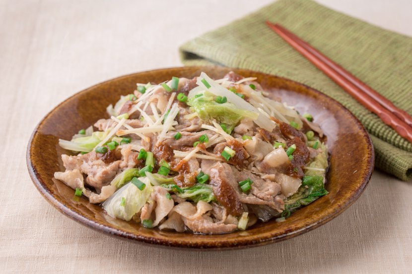 やみつき！豚肉と白菜のおろし味噌蒸し