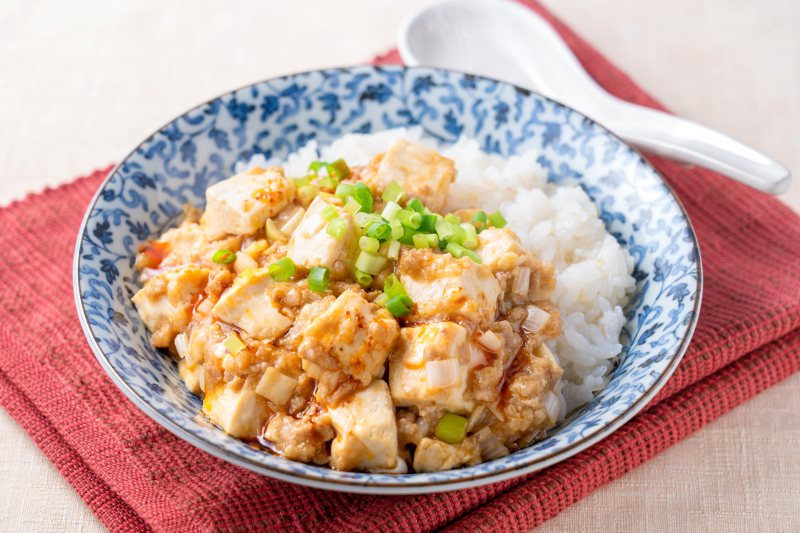 【即席みそ汁活用術】白い麻婆豆腐丼