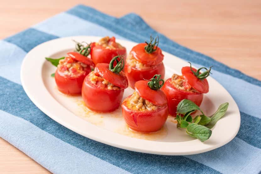 トマトの万能肉みそファルシ レシピ マルコメ