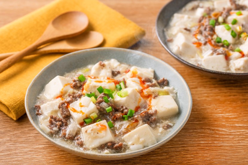 にんにくしょうが生塩糀で簡単塩麻婆豆腐