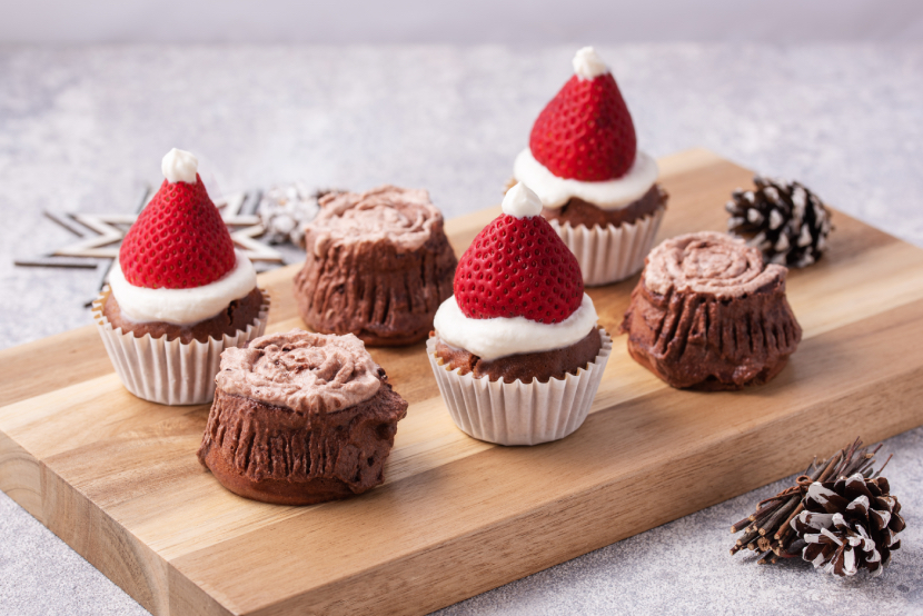 砂糖不使用 クリスマスカップスチームケーキ レシピ マルコメ